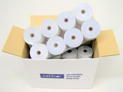 CALIBOR 3PLY PAPER 76X76 24 ROLLS / BOX