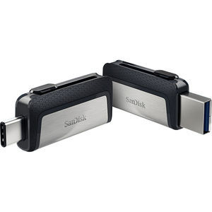 Picture of SanDisk Ultra Dual 128 GB USB 3.0, USB Type C Flash Drive