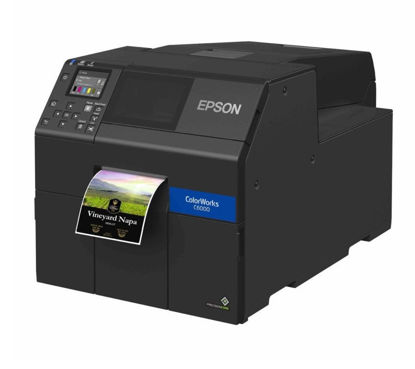 Picture of EPSON ColorWorks CW-C6010P USB/Ethernet Inkjet Colour Label Printer (4"with Auto-Peeler) - Includes Power Cable