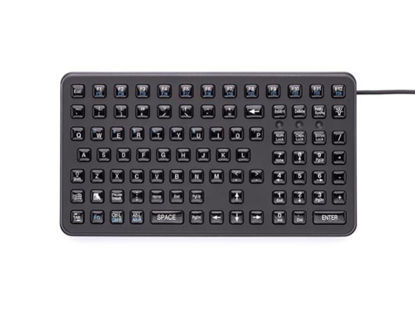 Picture of iKey SL-91 Small Footprint Epoxy Keycaps Keyboard