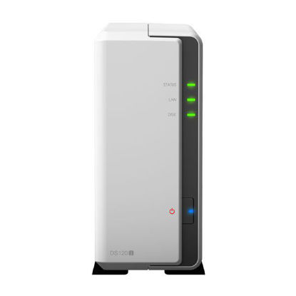Picture of Synology DiskStation DS120j 1-Bay 3.5" Diskless 1xGbE NAS (Tower) (SOHO), Marvell 800MHz, 2xUSB2